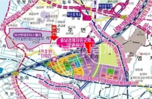 충남 아산시 인주면 도흥리 충남도 경제자유구역 아산인주지구 인근 토지매매 매매 매물번호 10795 사진 2