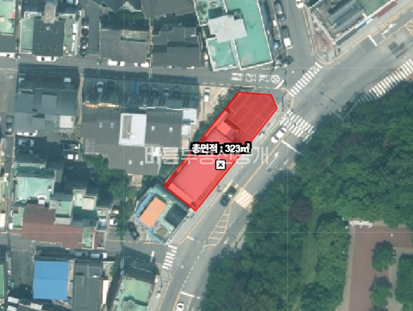 경기 용인기흥구 상갈동 경기도박물관 앞 모양/ 위치 좋은 대지, 카센터 및 식당부지 추천 매매 매물번호 10800 사진 2