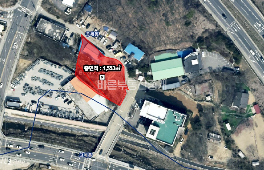 경기 용인기흥구 공세동 주민센터 인근 다가구/카페/음식점 하기 좋은 코너 토지 매매 매물번호 10318 사진 3