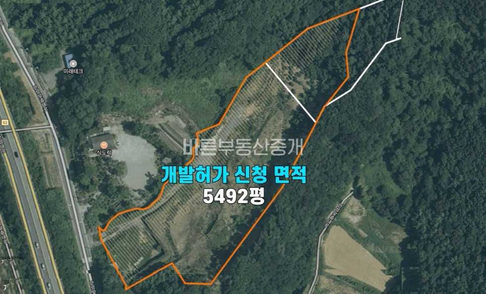 경기 안성시 고삼면 가유리 용인남사 및 원삼 반도체클러스터 인접 개발행위허가 득한 대형 토지 매매 매물번호 10833 사진 3